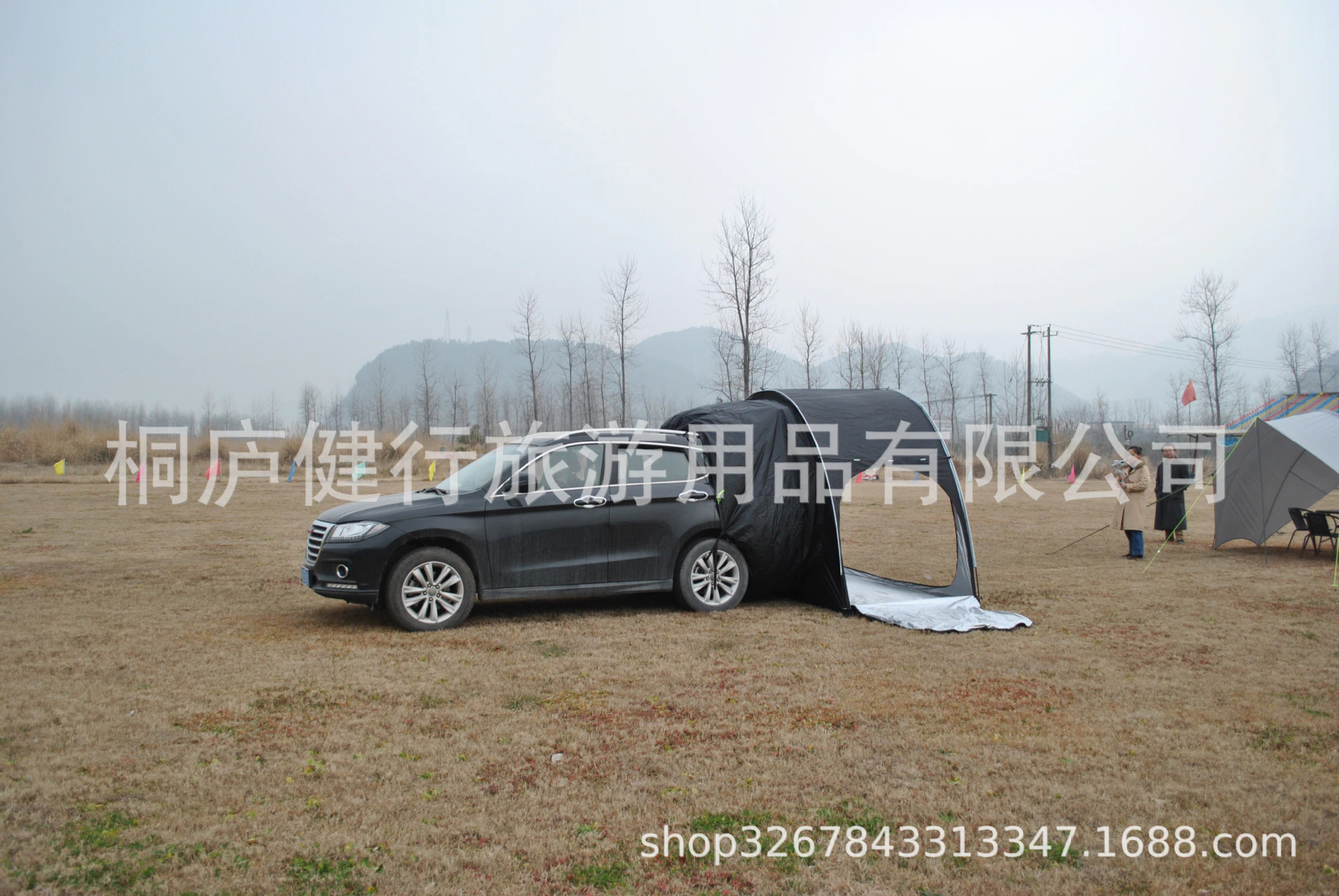 Cheap Goat Tents Outdoor Car Trunk Tent Sunshade Rainproof Tailgate Shade Awning Tent For SUV Car Self Driving Tour Barbecue Camping Tool   